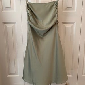 Danielle Bernstein satin mini dress